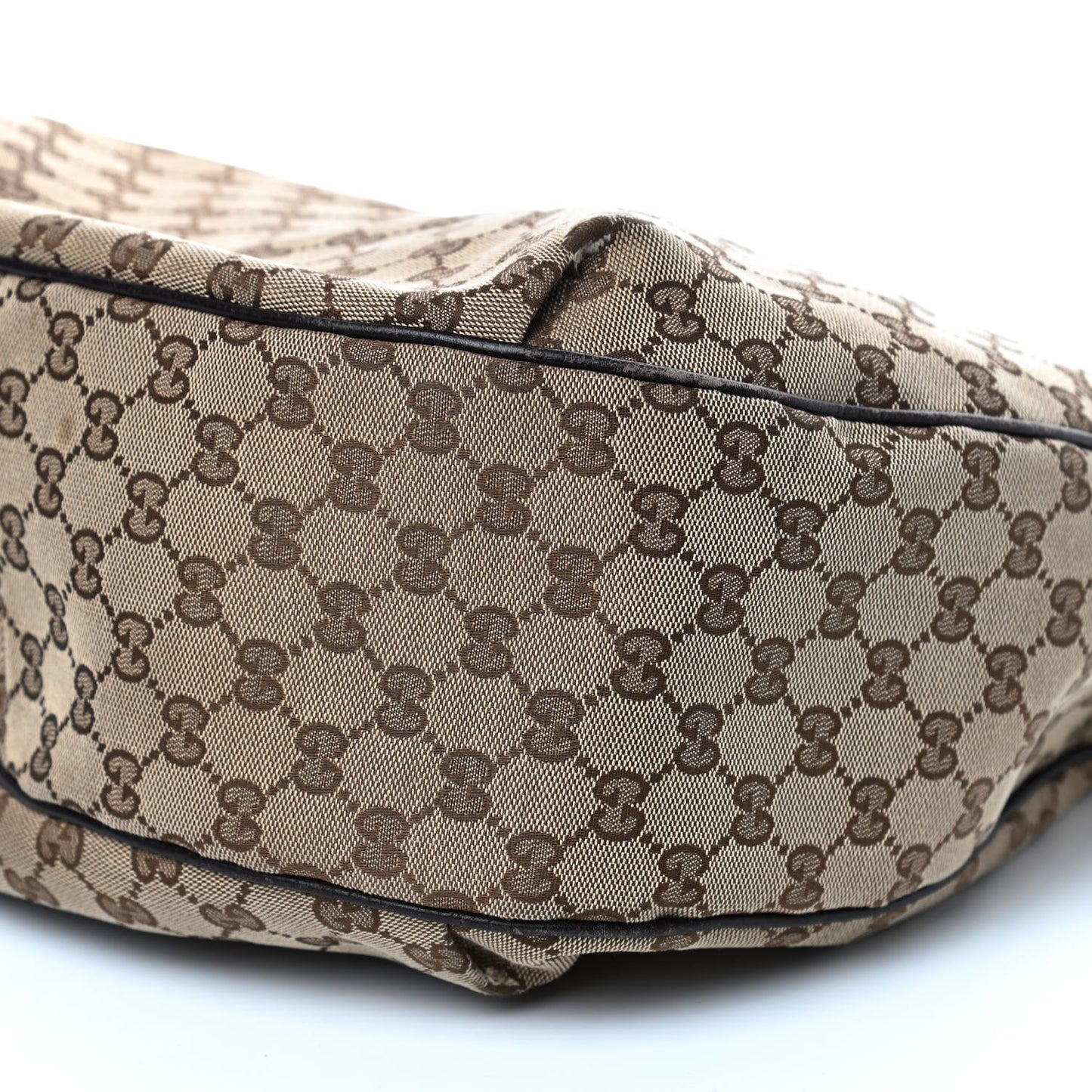 Monogram Web Medium Dressage Hobo Dark Brown