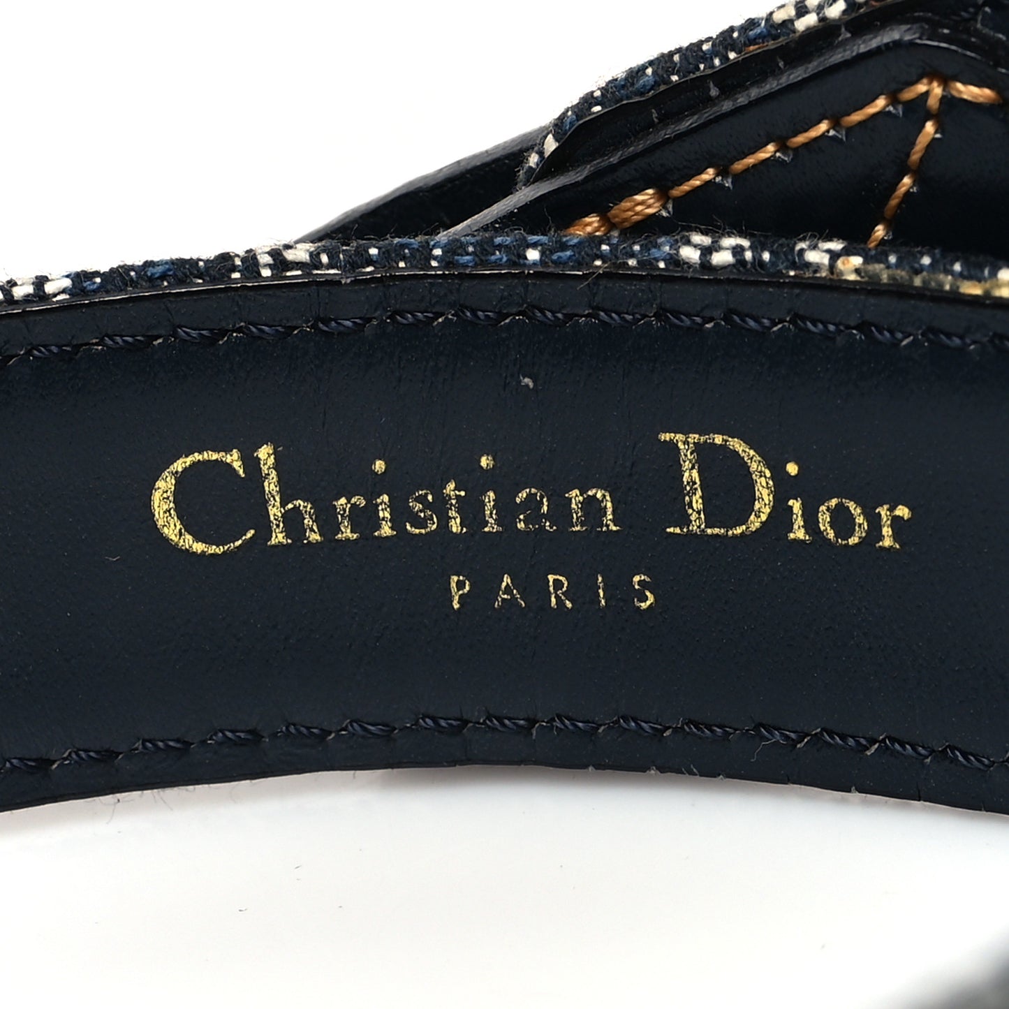 Monogram CD Belt 80 Blue