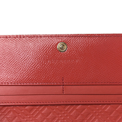 Burberry Patent Continental Wallet Red 5 of 5