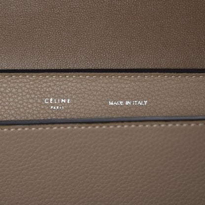 Celine Drummed Calfskin Suede Small Trapeze Dune 6 of 8