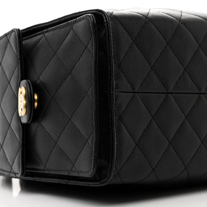 Chanel Caviar Quilted Medium Chanel 25 Handbag Black 11 of 12