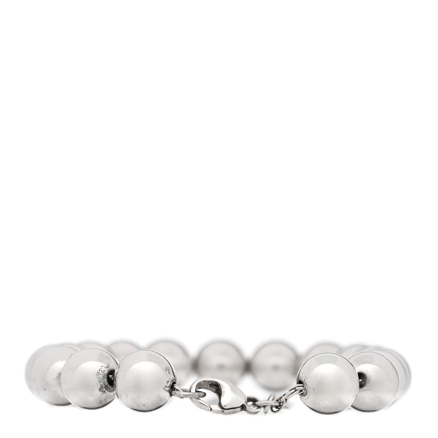 Tiffany Sterling Silver 10mm HardWear Ball Bracelet 2 of 4