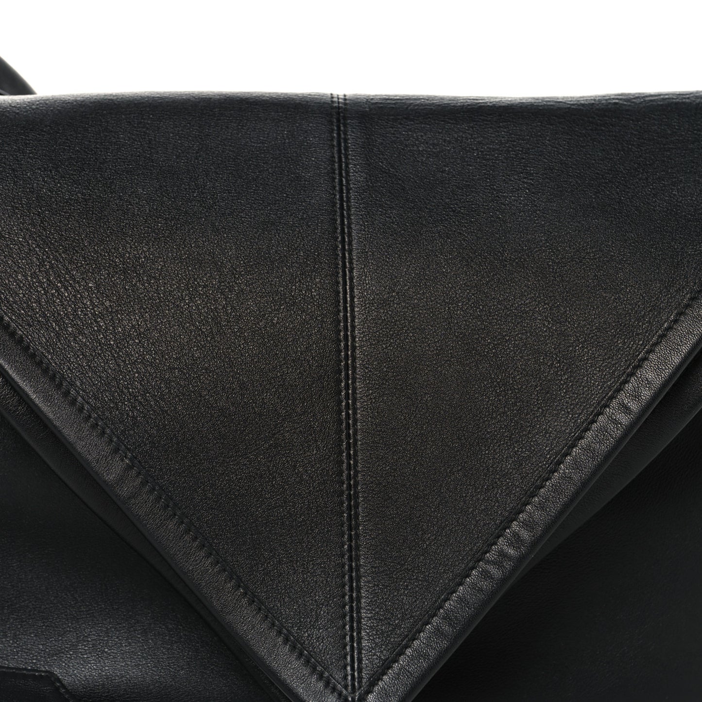 Silky Calfskin Medium Sawyer Messenger Bag Black