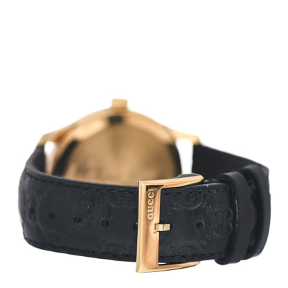 Gucci Stainless Steel Calfskin 27mm G-Timeless Quartz Watch Black 3 of 5