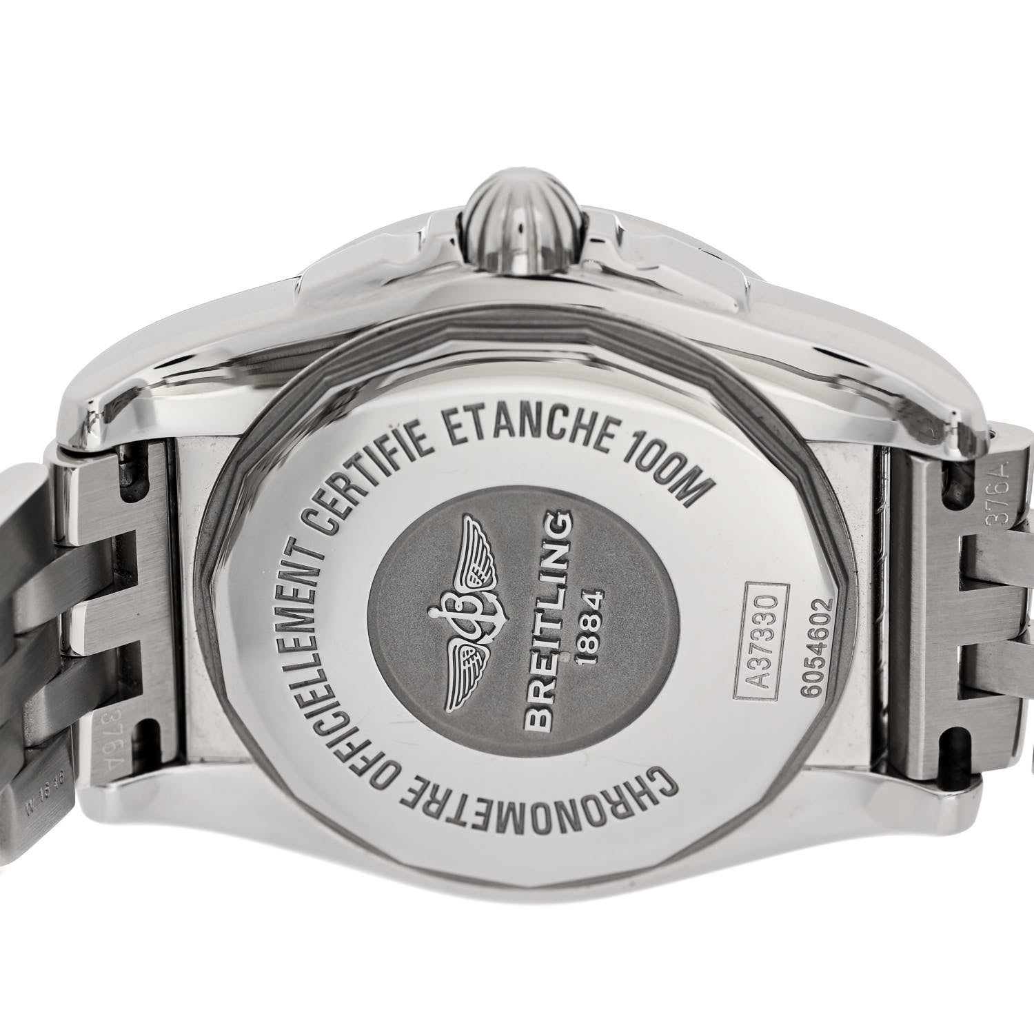 Breitling Stainless Steel Diamond Mother of Pearl 36mm Galactic Automatic Watch A37330 4 of 5