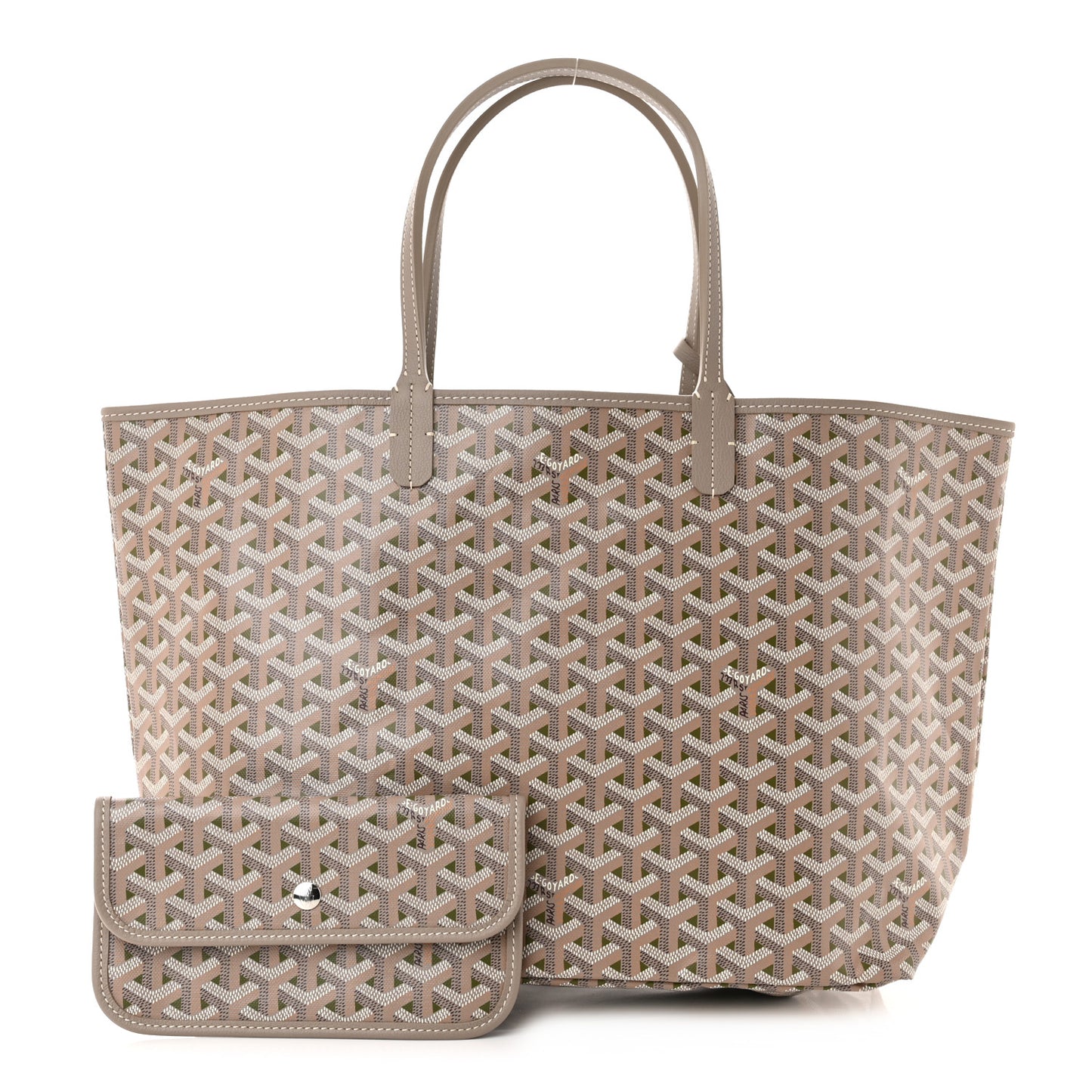 Goyardine Saint Louis Claire Voie PM Grege Khaki