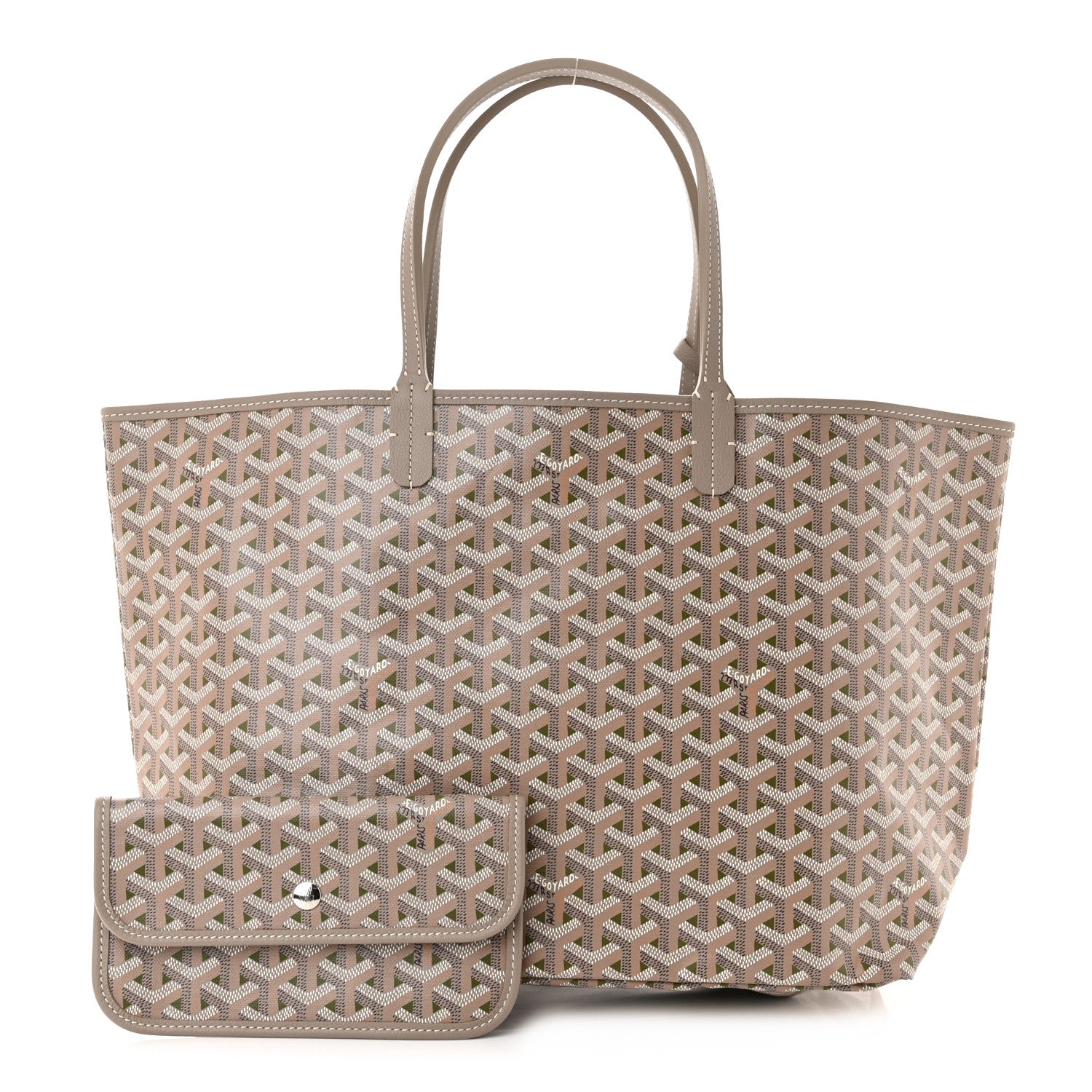 Goyard Goyardine Saint Louis Claire Voie PM Grege Khaki 1 of 11
