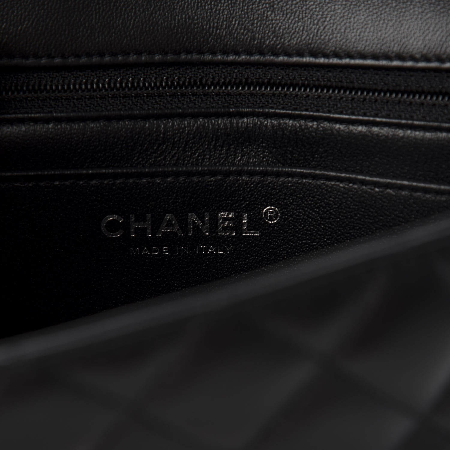 Chanel Lambskin Quilted Mini Rectangular Flap Black 8 of 11