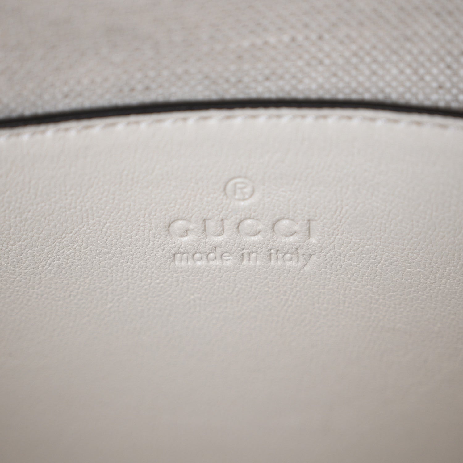 Gucci Sakai Be Green Calfskin Diagonal Stitched Blondie Top Handle Bag Mystic White 6 of 10
