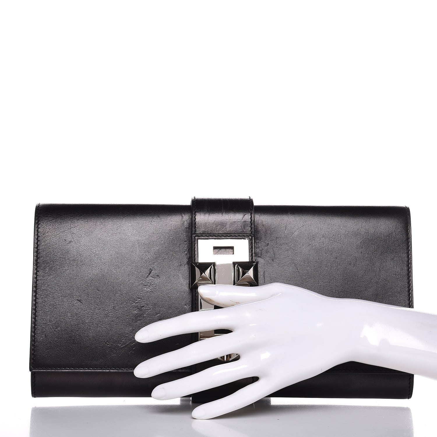 Hermes Box Medor 29 Clutch Black 2 of 20