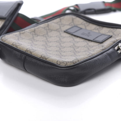 Gucci GG Supreme Monogram Web Belt Bag Black 14 of 17