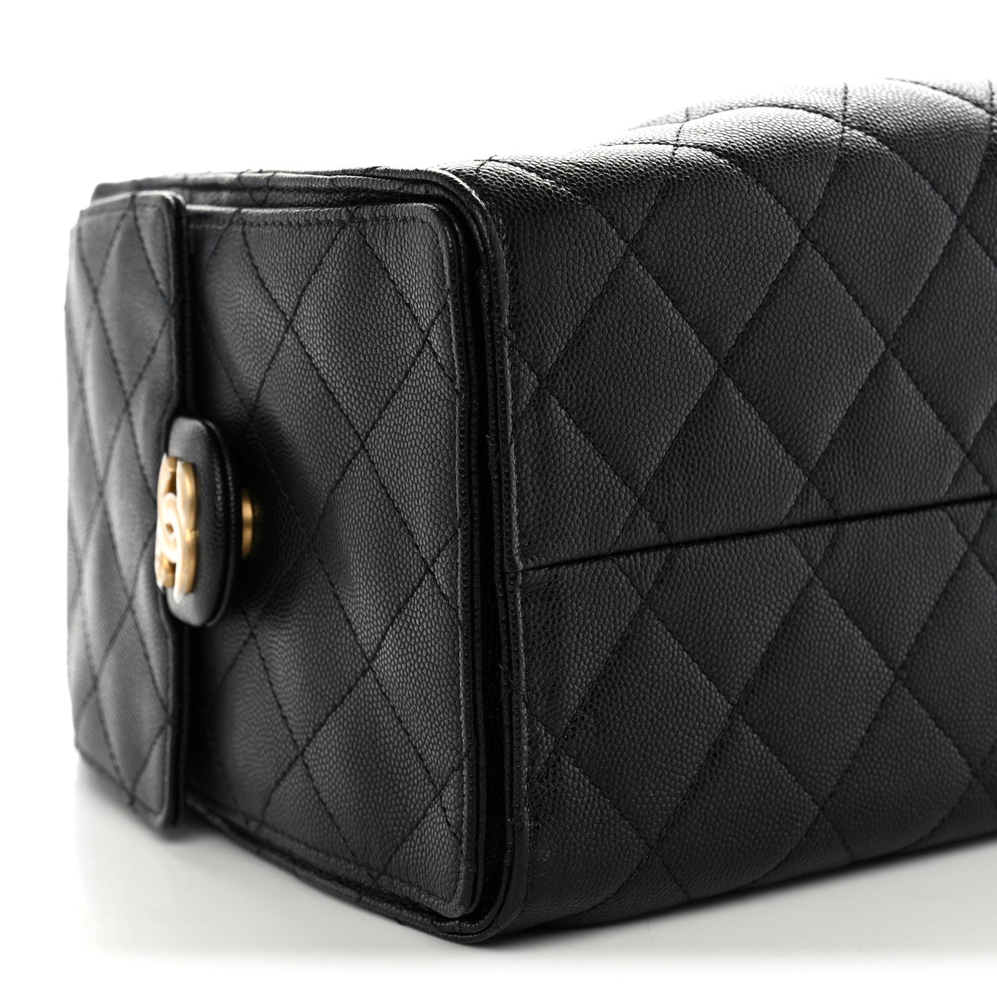 Caviar Quilted Small Chanel 25 Handbag Black