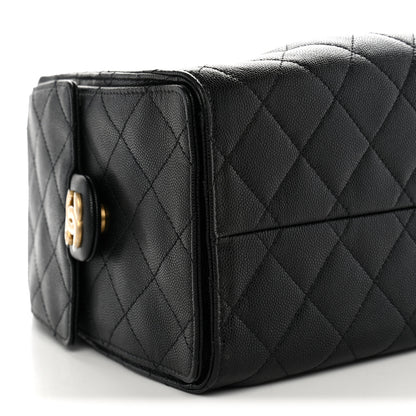 Chanel Caviar Quilted Small Chanel 25 Handbag Black 9 of 10