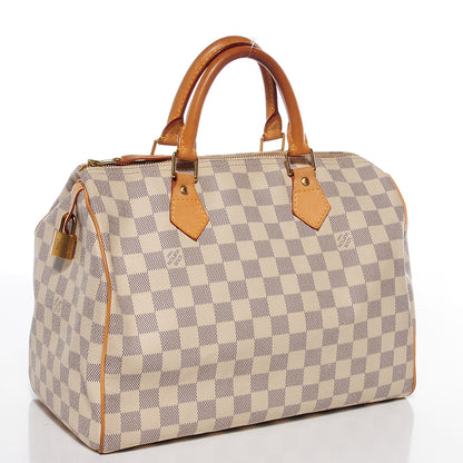Louis Vuitton Damier Azur Speedy 30 3 of 6