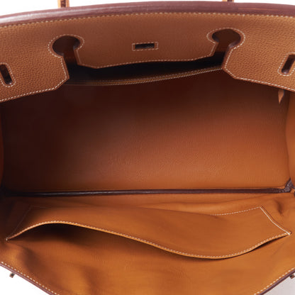 Hermes Vache Liegee Birkin 40 Natural 22 of 33