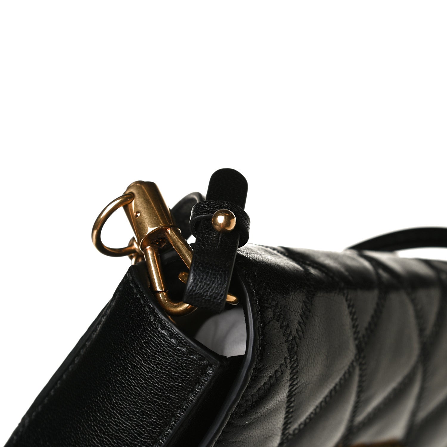 Givenchy Goatskin Quilted GV3 Mini Pocket Convertible Bag Black 12 of 14