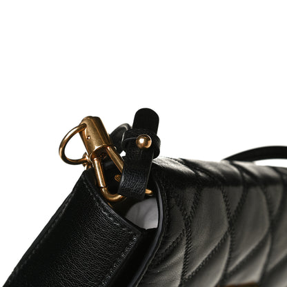 Givenchy Goatskin Quilted GV3 Mini Pocket Convertible Bag Black 12 of 14