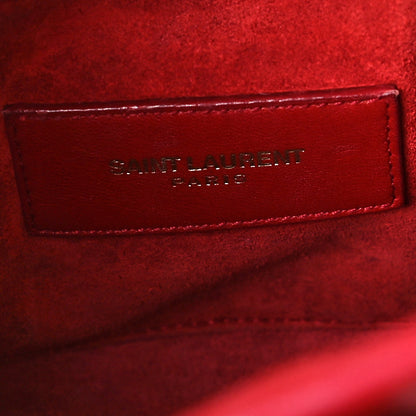 Saint Laurent Calfskin Nano Sac De Jour Lipstick Red 6 of 11