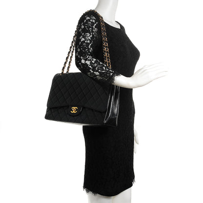 Chanel Caviar Quilted Maxi Single Flap Black 2 of 8