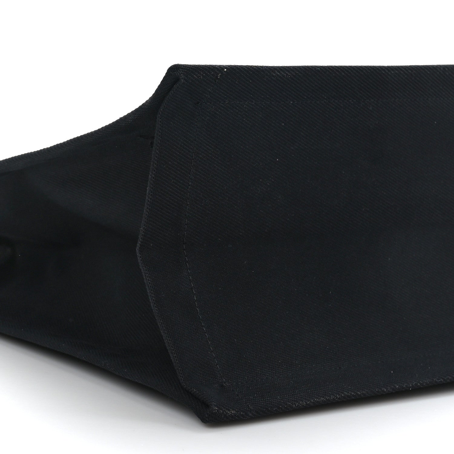 Saint Laurent Linen Calfskin Rive Gauche Tote Black 7 of 8