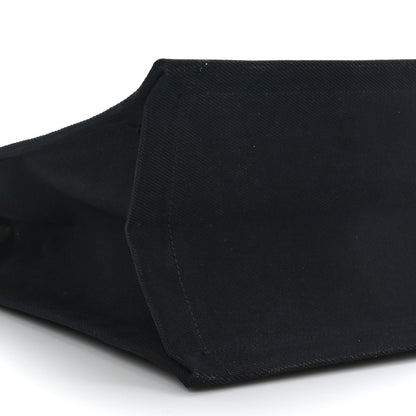 Saint Laurent Linen Calfskin Rive Gauche Tote Black 7 of 8