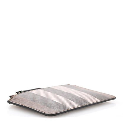 Burberry Kelbrook Exaggerated Check Canvas Card Case Birch Brown 4 of 6