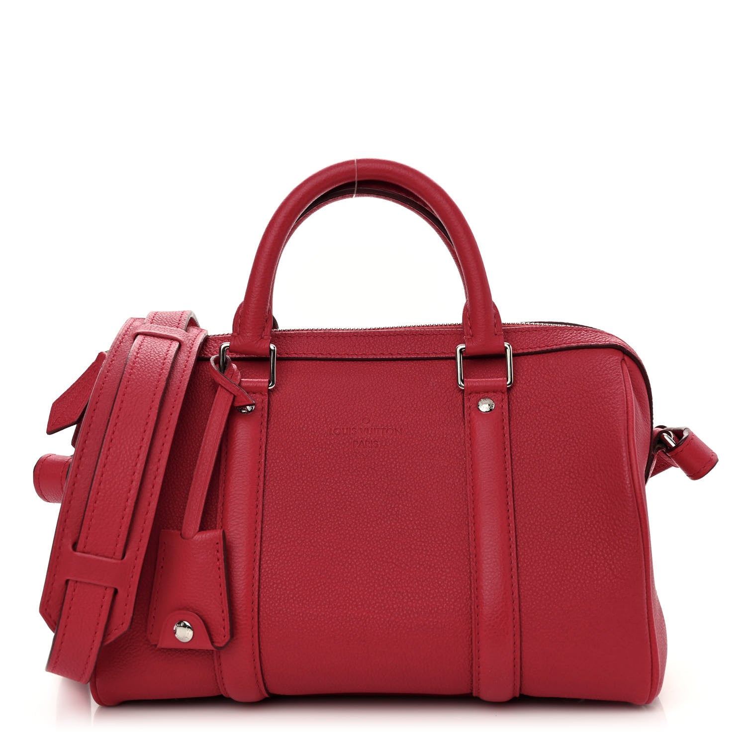 LOUIS VUITTON Veau Cachemire SC Bag BB in the color Framboise by FASHIONPHILE