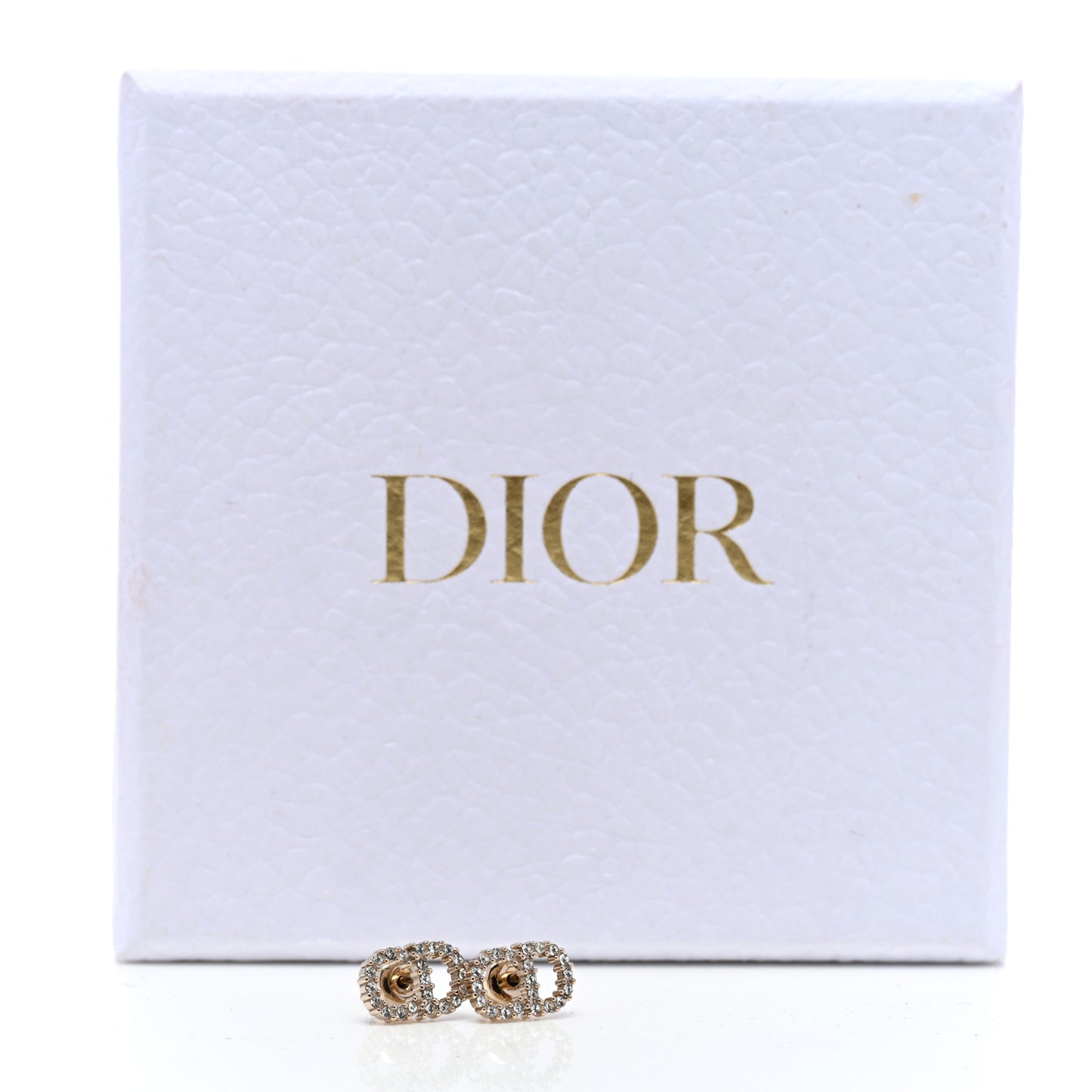 Crystal Clair D Lune Earrings Gold