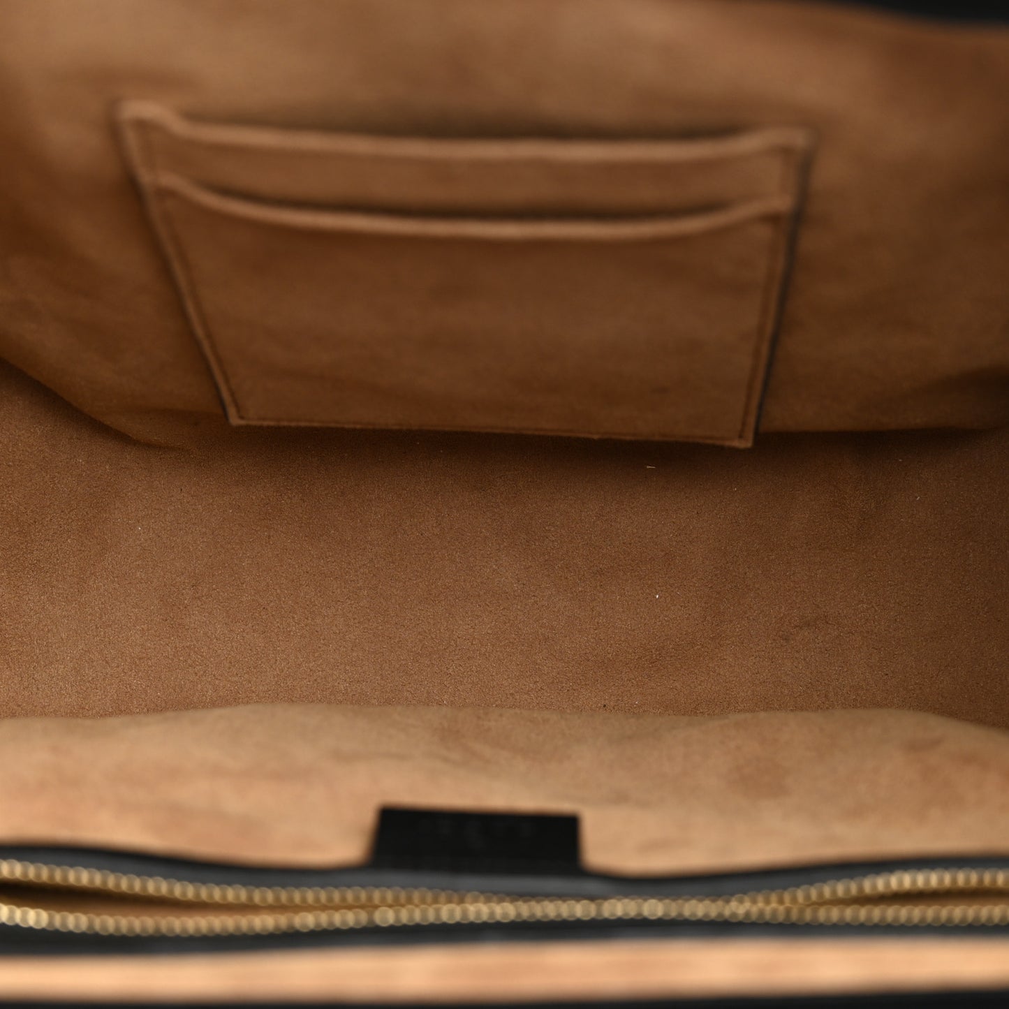 GG Supreme Monogram Calfskin Medium Padlock Top Handle Bag Beige Black Cuir