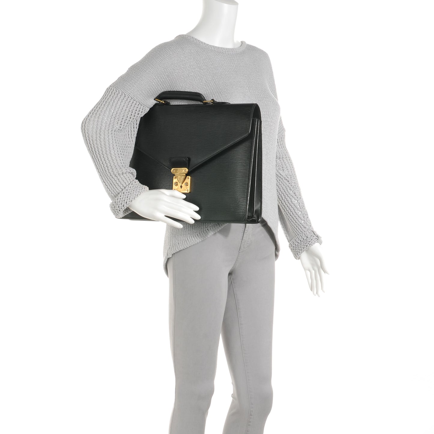 Epi Serviette Conseiller Briefcase Black