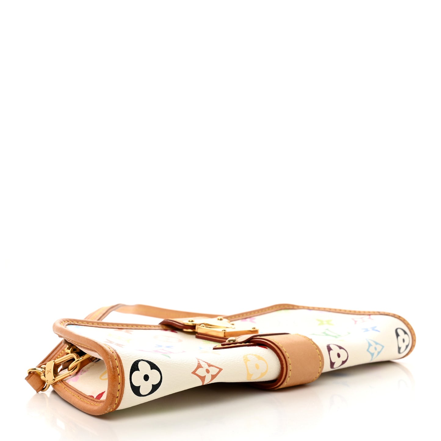 LOUIS VUITTON Monogram Multicolor Shirley White