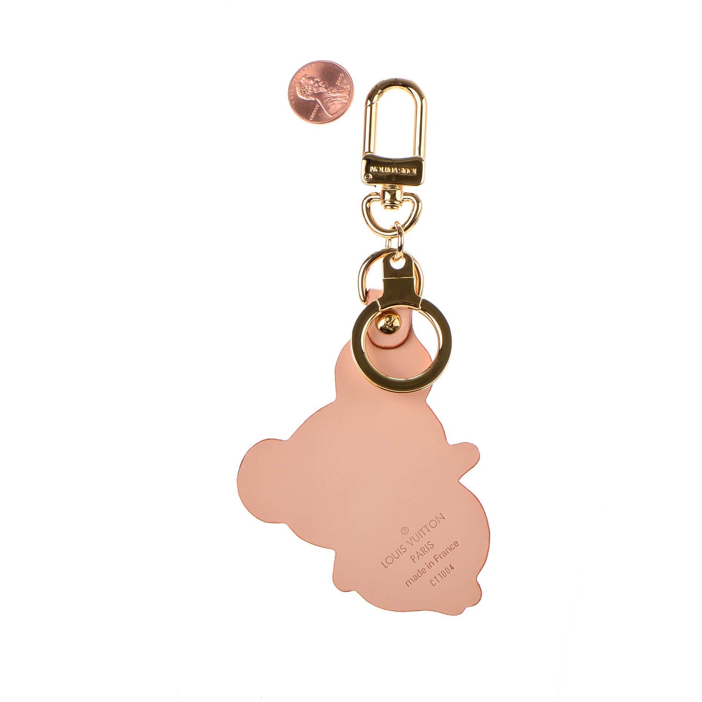 Vachetta Monogram Panda Cles Key Chain