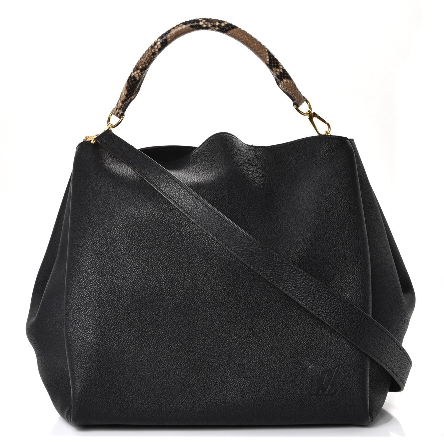Veau Cachemire Python Babylone MM Black
