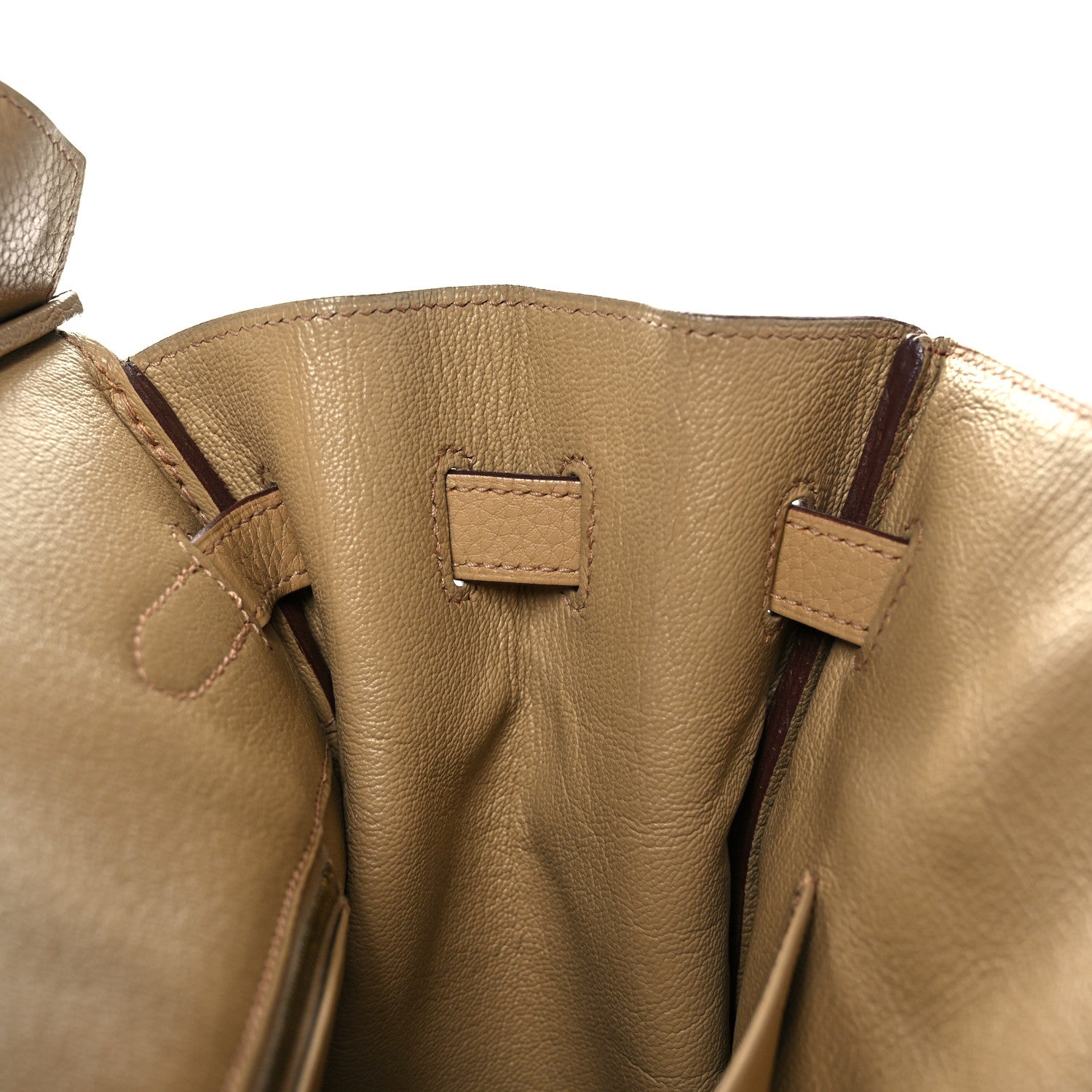 Hermes Taurillon Clemence Birkin 35 Tabac Camel 15 of 40