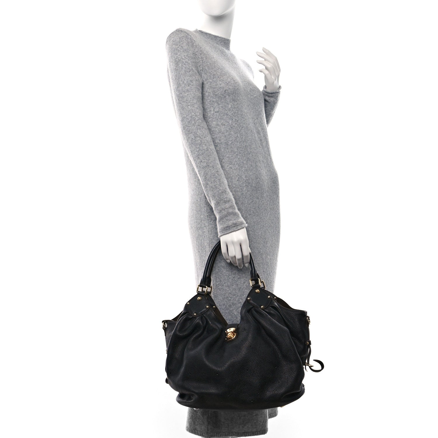 Louis Vuitton Mahina L Black 2 of 9