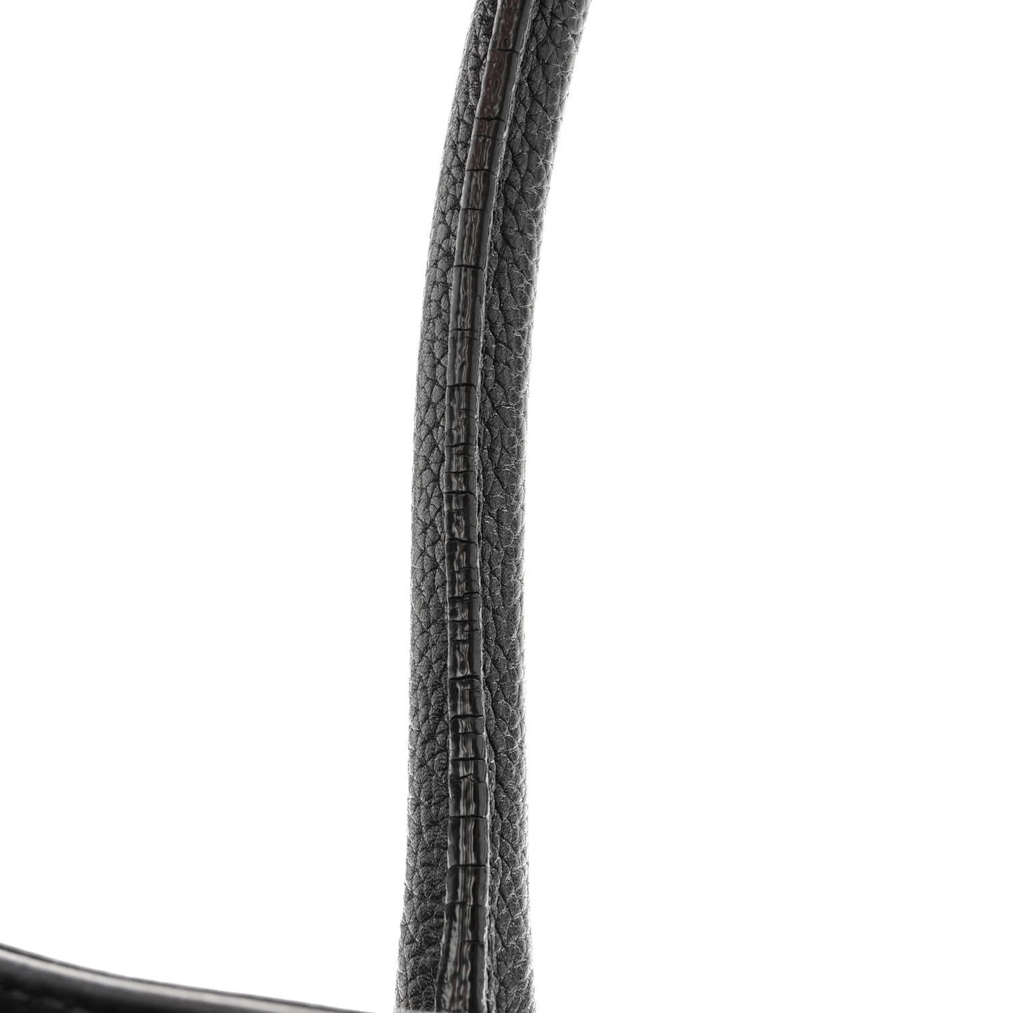 Calfskin Cerf Executive Shopper Tote Black