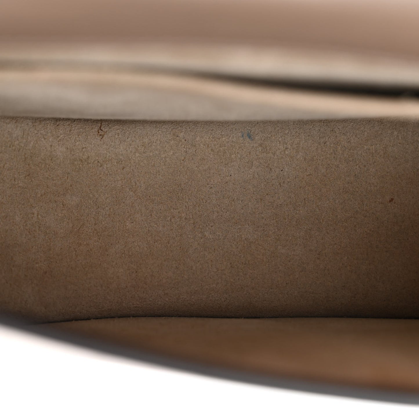 Calfskin Suede Small Nile Bracelet Bag Motty Grey