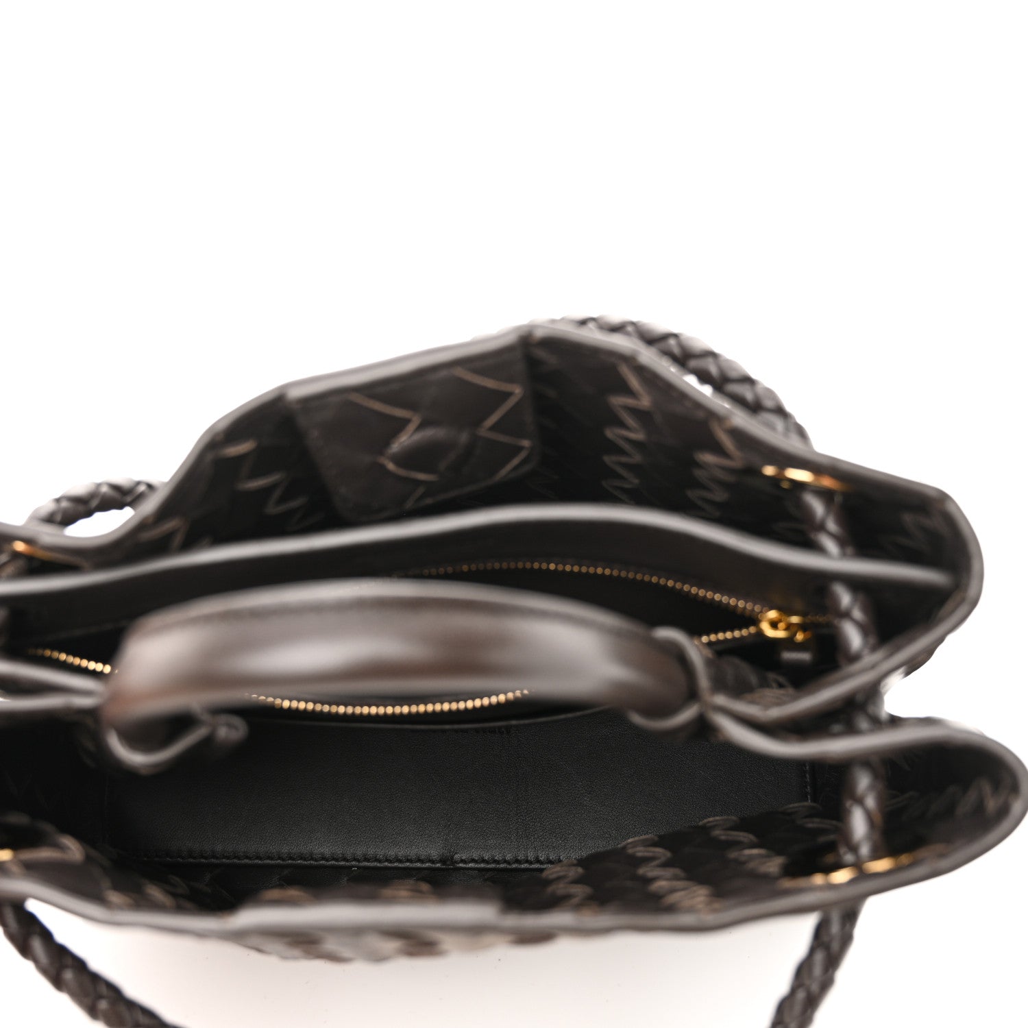 Bottega Veneta Nappa Intrecciato Small Andiamo Shoulder Bag Fondant 5 of 9