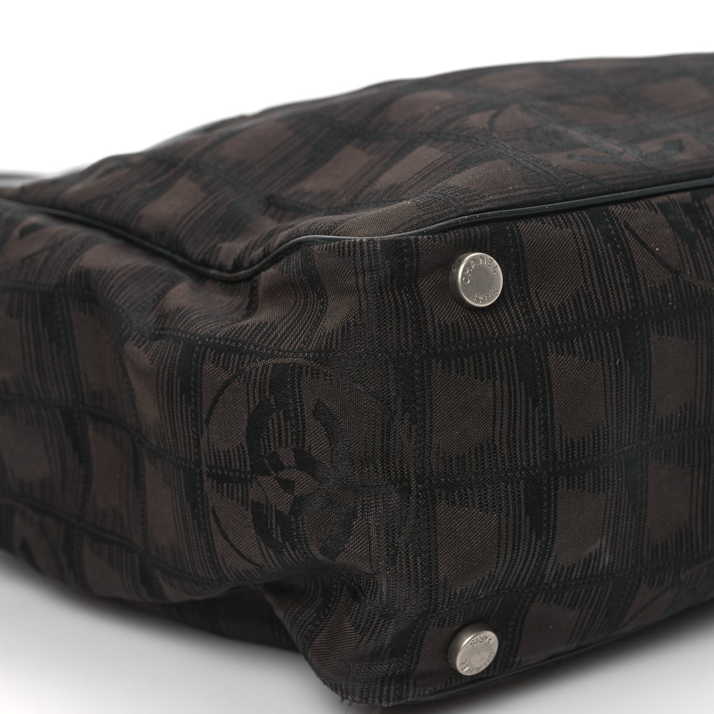 Nylon Large Travel Tote Brown