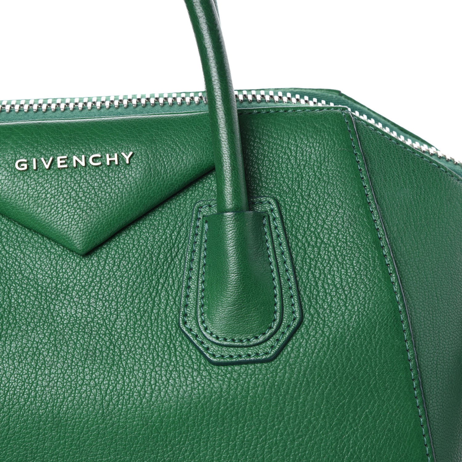 Givenchy Sugar Goatskin Small Antigona Emerald 12 of 19