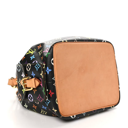 Louis Vuitton Monogram Multicolor Petit Noe Black 4 of 11