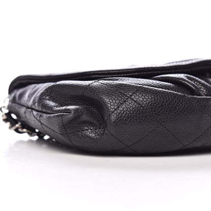 Chanel Caviar Half Moon Wallet On Chain WOC Black 9 of 11