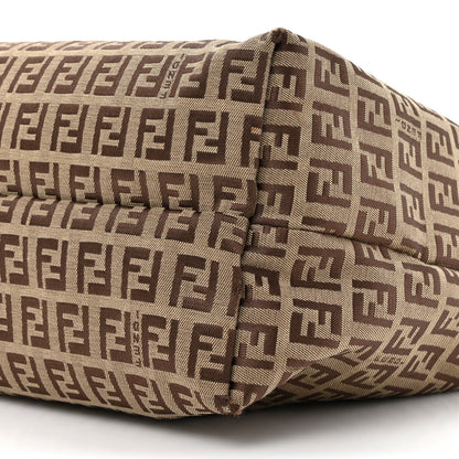 Fendi Zucchino Shopping Tote Beige 9 of 15