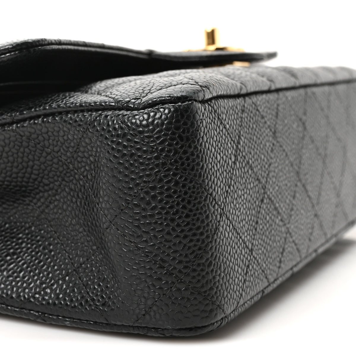 Chanel Caviar Quilted Medium Double Flap Black 9 of 10