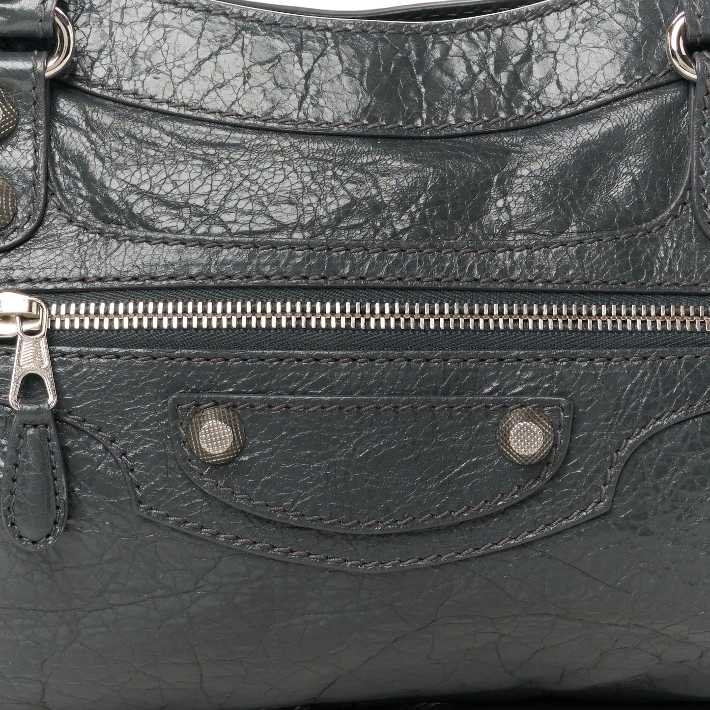 Agneau Giant 12 Silver Hardware First Gris Fossile