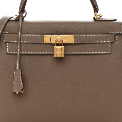 Hermes Epsom Kelly Sellier 28 Etoupe 8 of 13