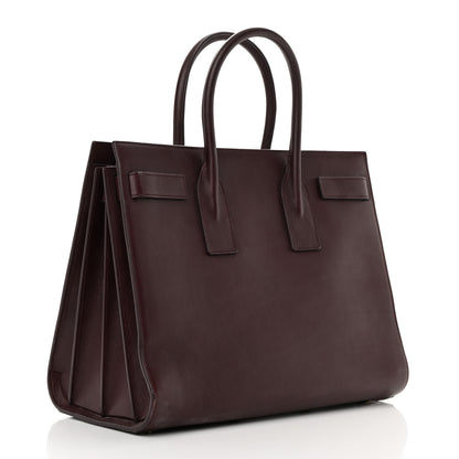 Saint Laurent Calfskin Large Sac De Jour Carryall Amarena 3 of 16