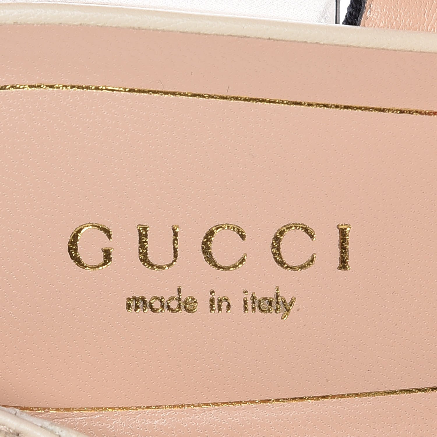 Gucci Lambskin Grosgrain Web Floral Thong Sandals 39 White 9 of 11