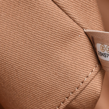 Chanel Straw Raffia Calfskin Striped Large Deauville Tote Beige 7 of 10