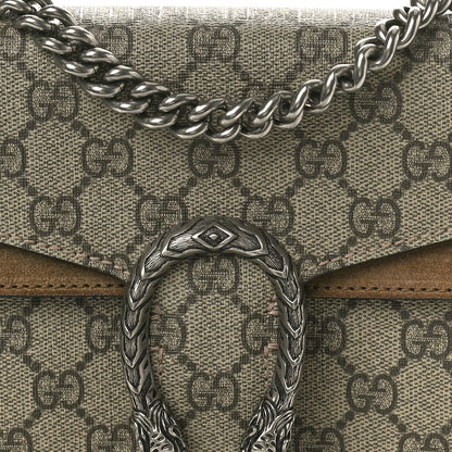 Gucci GG Supreme Monogram Mini Dionysus Shoulder Bag Taupe 9 of 11